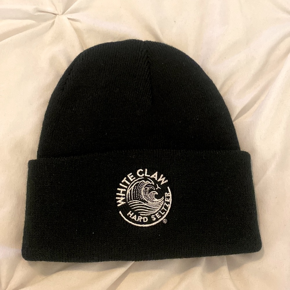Brand New white claw beanie! OS